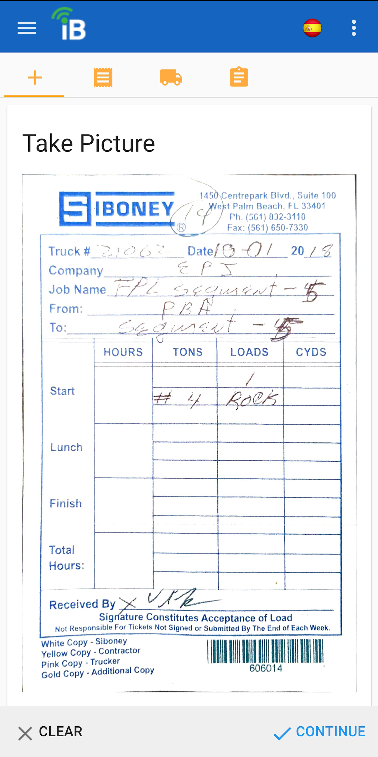 iBulk app screen 3